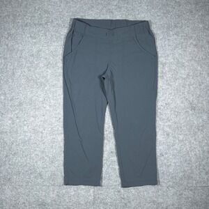 Marmot Pants Womens Medium Grey Elda Crop Hiking Outdoor Lightweight Stretch